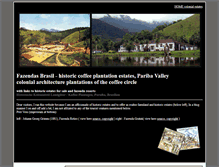 Tablet Screenshot of historicfazendasbrazil.peervoss.de